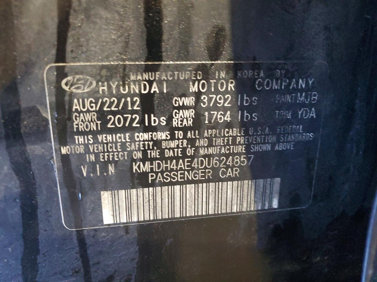 2013 Hyundai Elantra gls