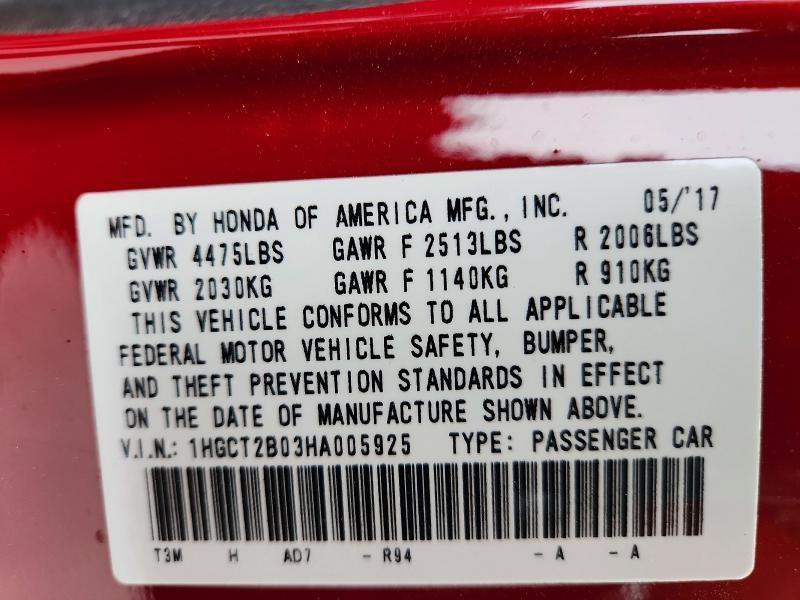 2017 Honda Accord Touring