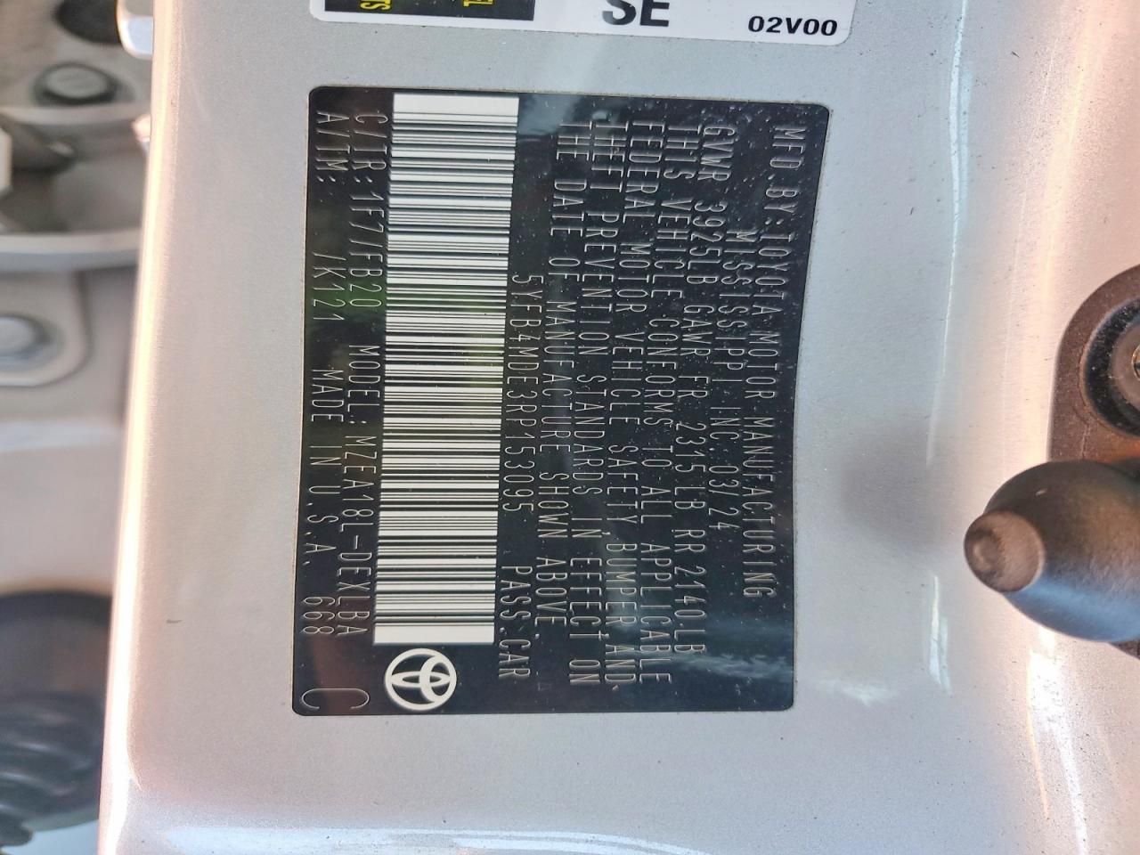 2024 Toyota Corolla le