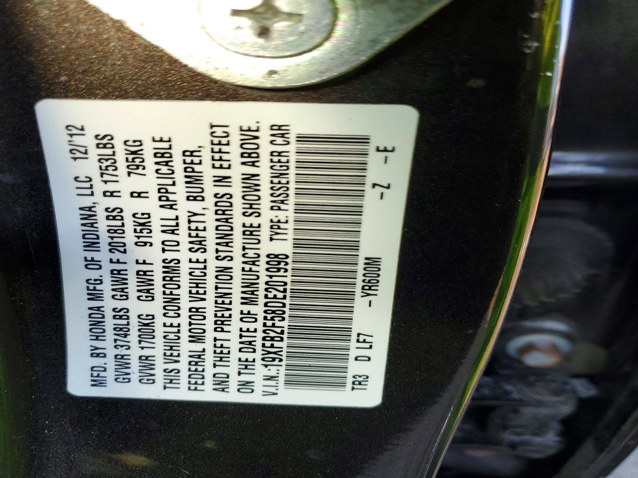 2013 Honda Civic lx