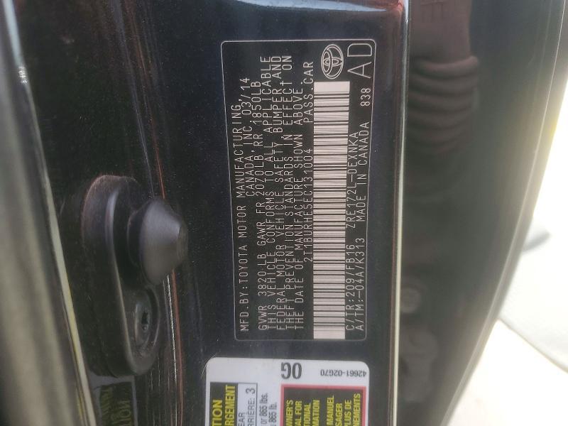 2014 Toyota Corolla le