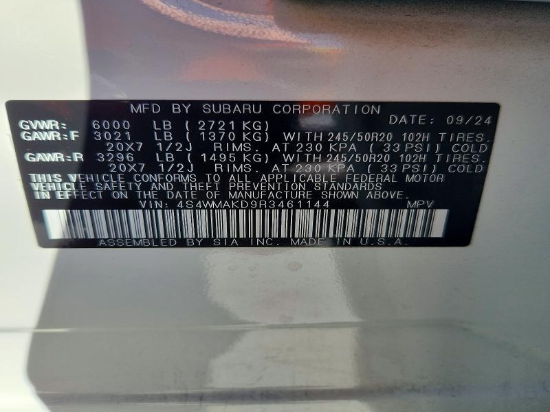 2024 Subaru Ascent Onyx Edition