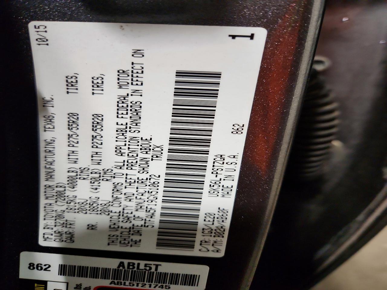 2016 Toyota Tundra Platinum
