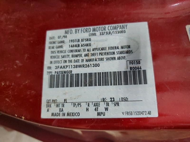 1998 Ford Escort ZX2