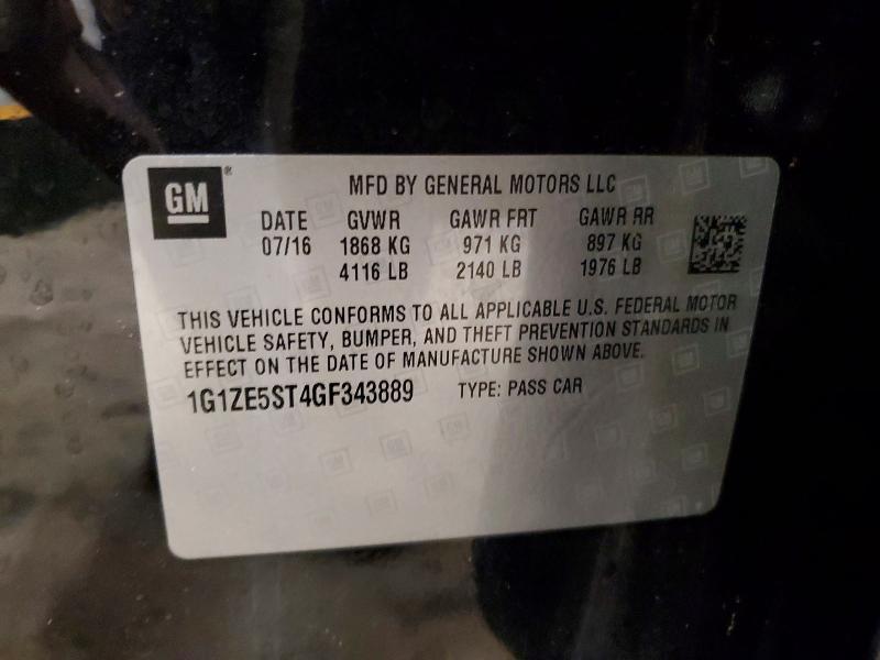 2016 Chevrolet Malibu lt