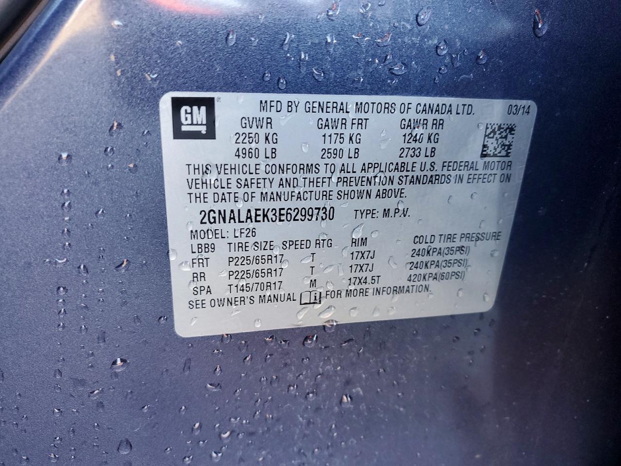 2014 Chevrolet Equinox ls