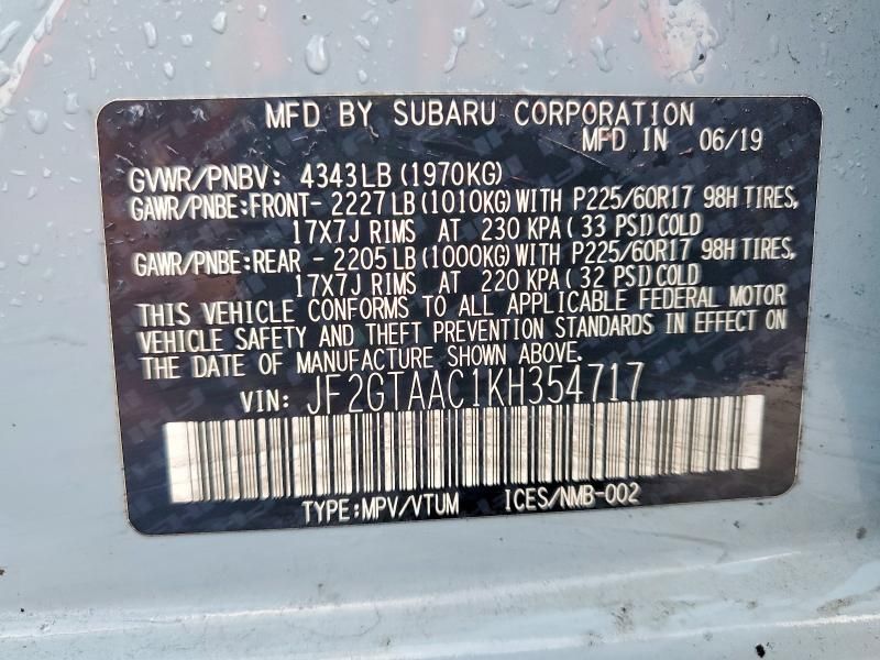 2019 Subaru Crosstrek