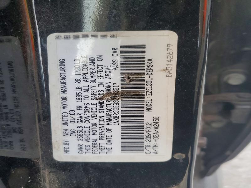 2003 Toyota Corolla ce