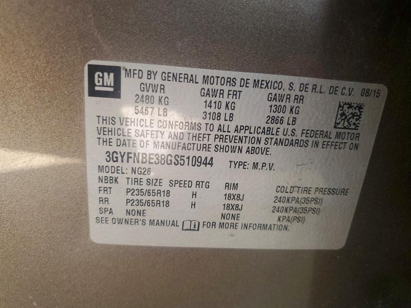 2016 Cadillac Srx Luxury Collection