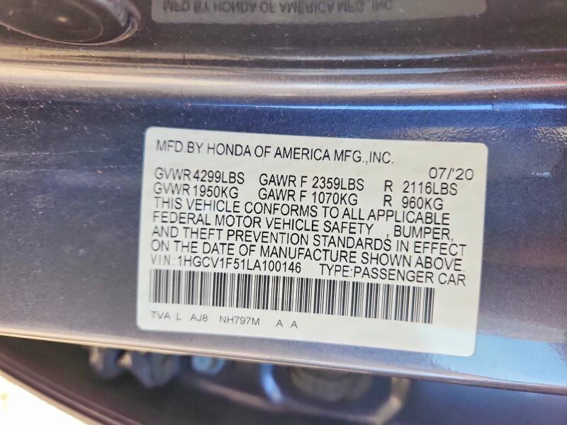 2020 Honda Accord exl