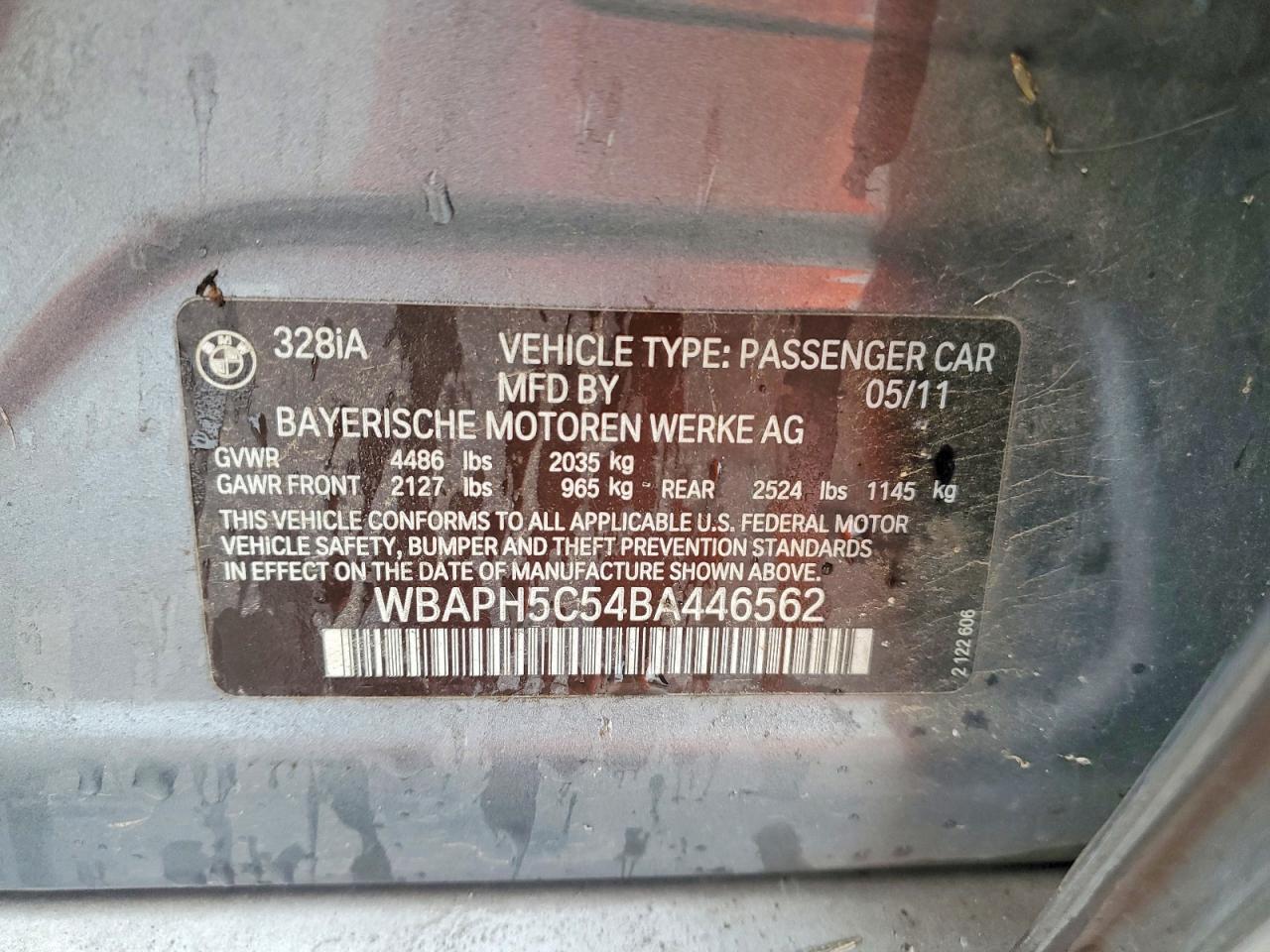 2011 BMW 328 i Sulev