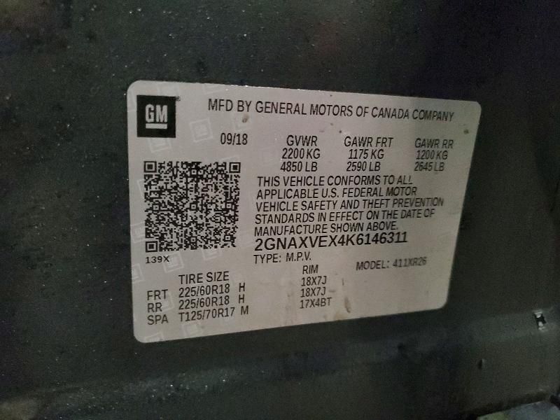 2019 Chevrolet Equinox lt