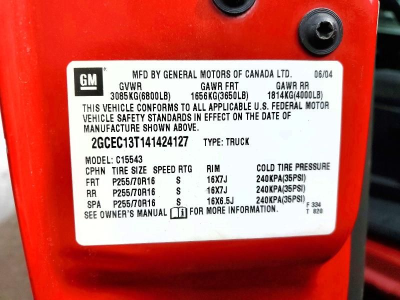 2004 Chevrolet Silverado C1500