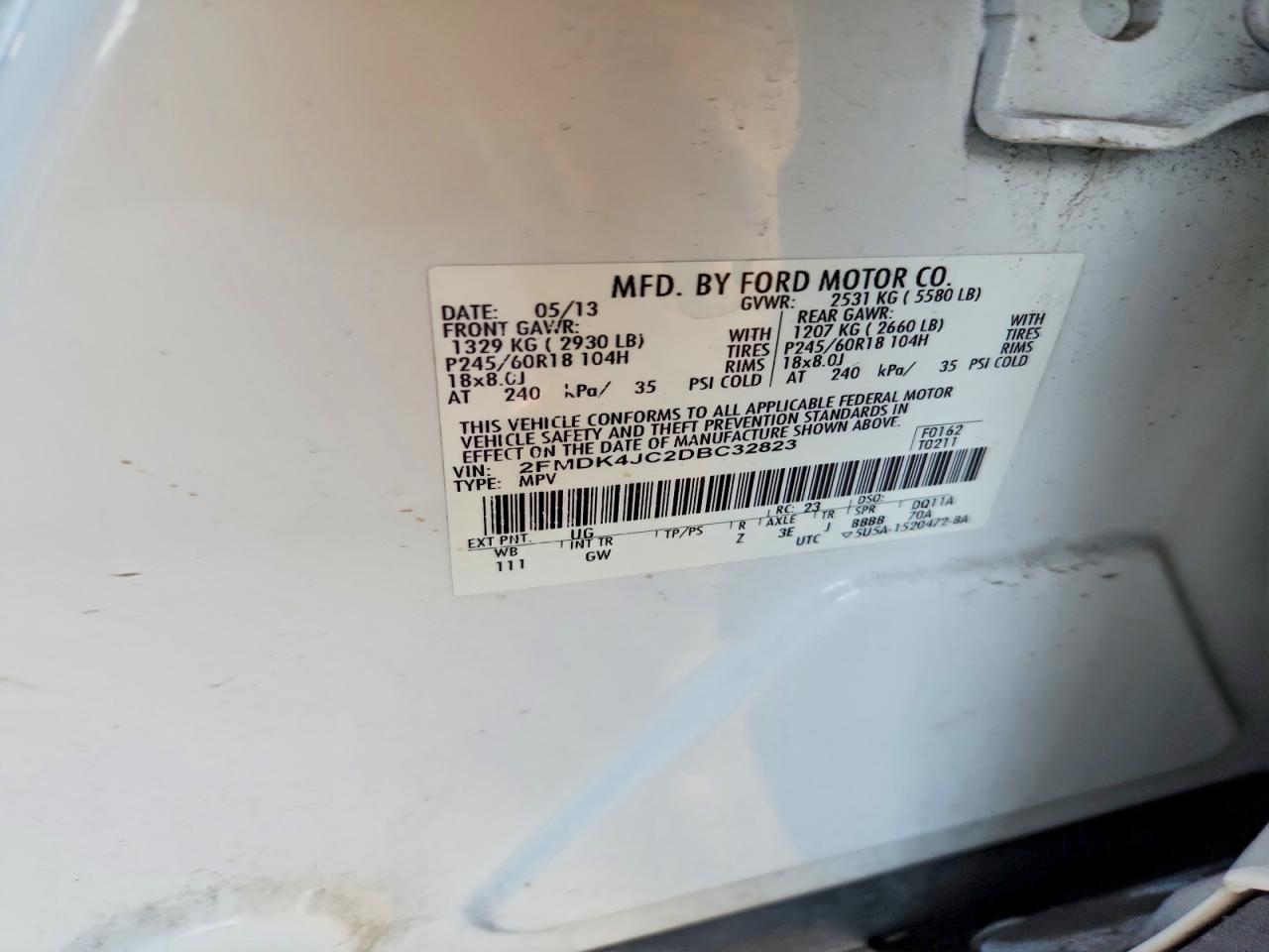 2013 Ford Edge sel