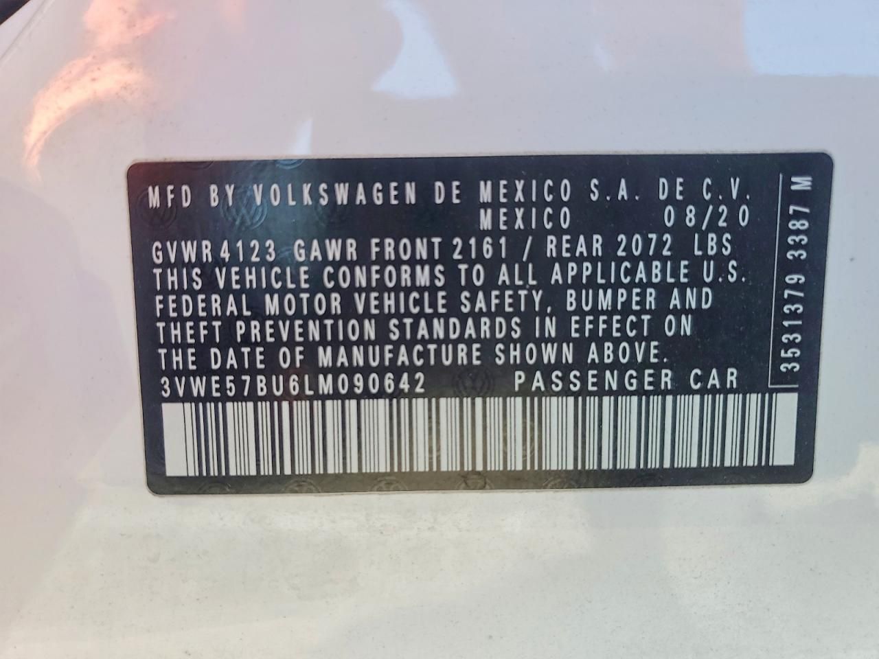 2020 Volkswagen Jetta sel