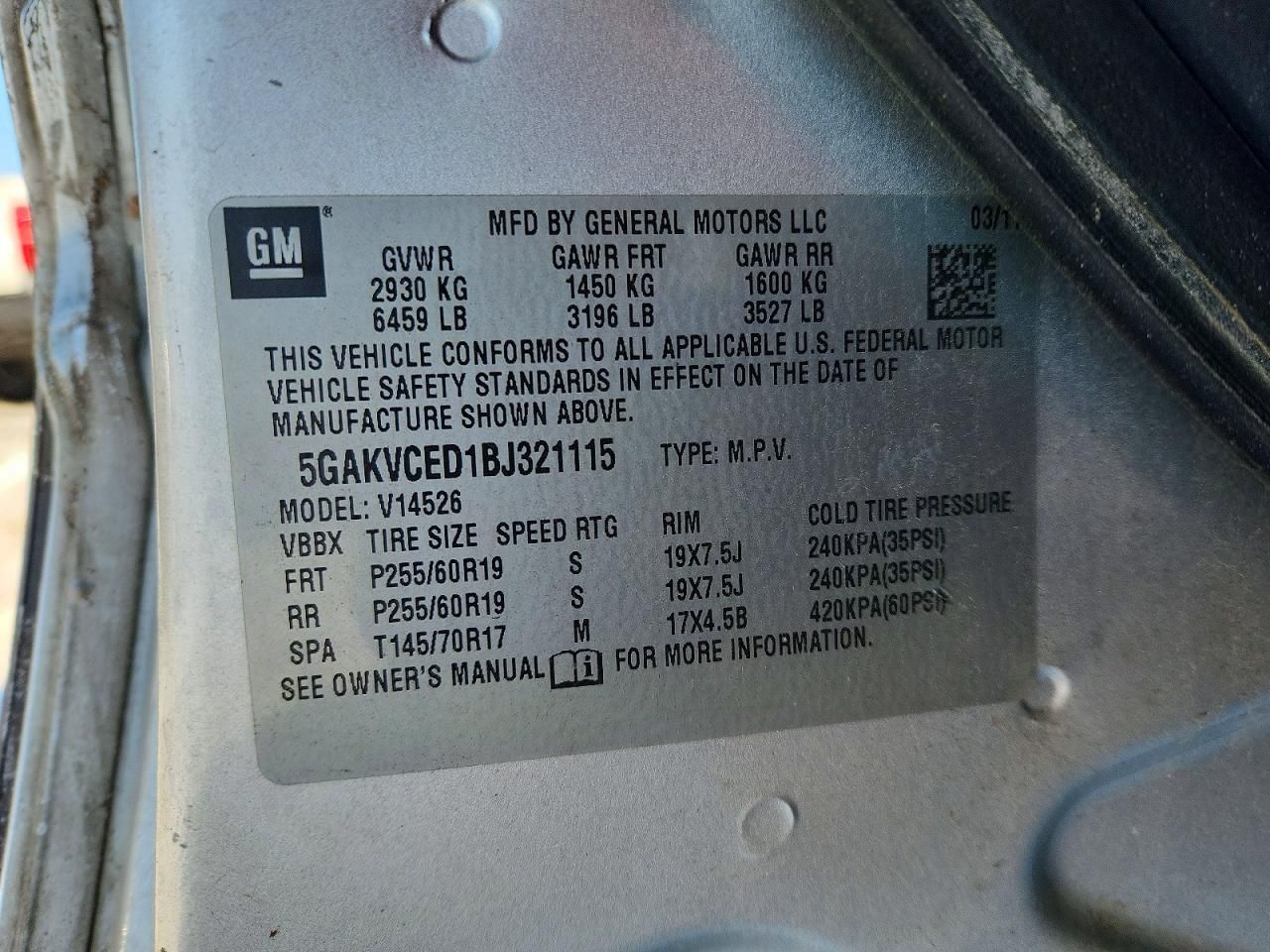 2011 Buick Enclave cxl