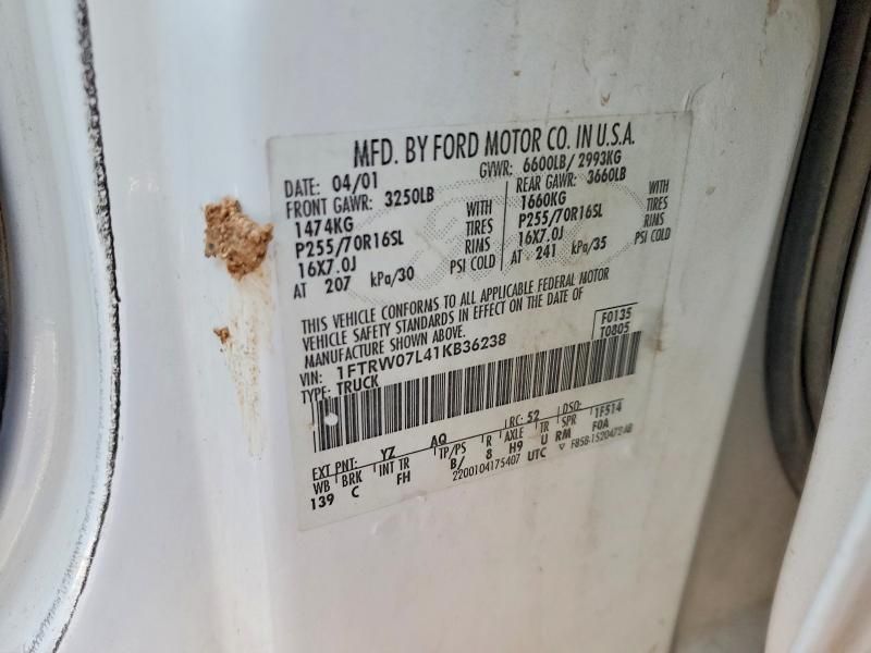 2001 Ford F150 Supercrew