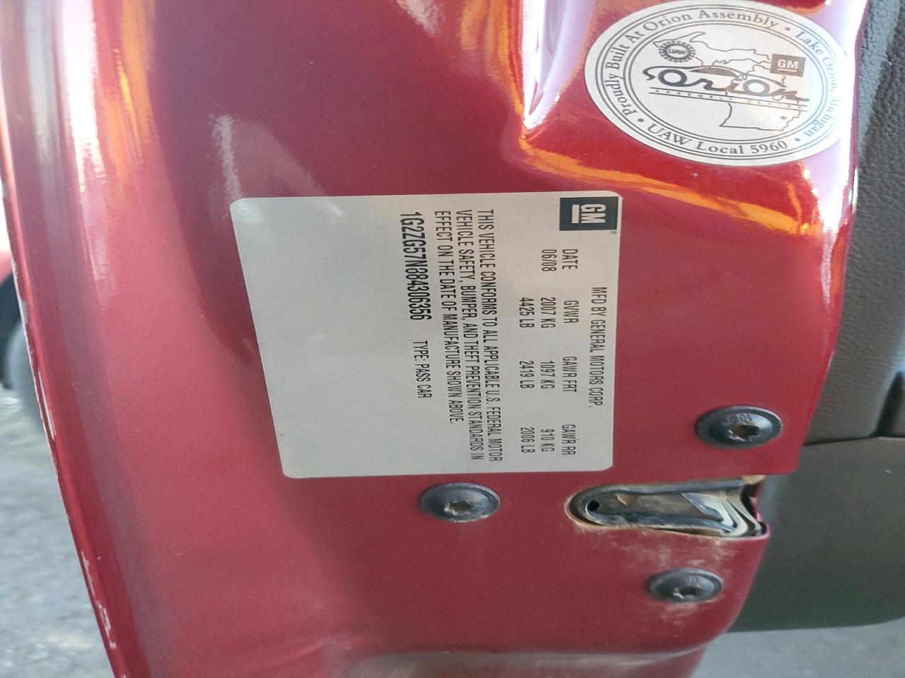 2008 Pontiac G6 Base