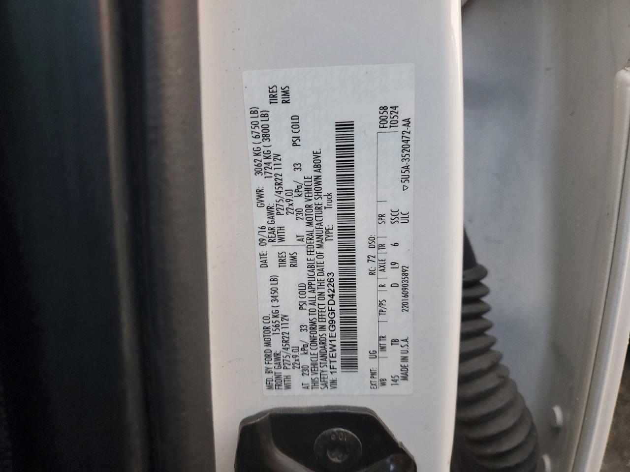 2016 Ford F150 Supercrew