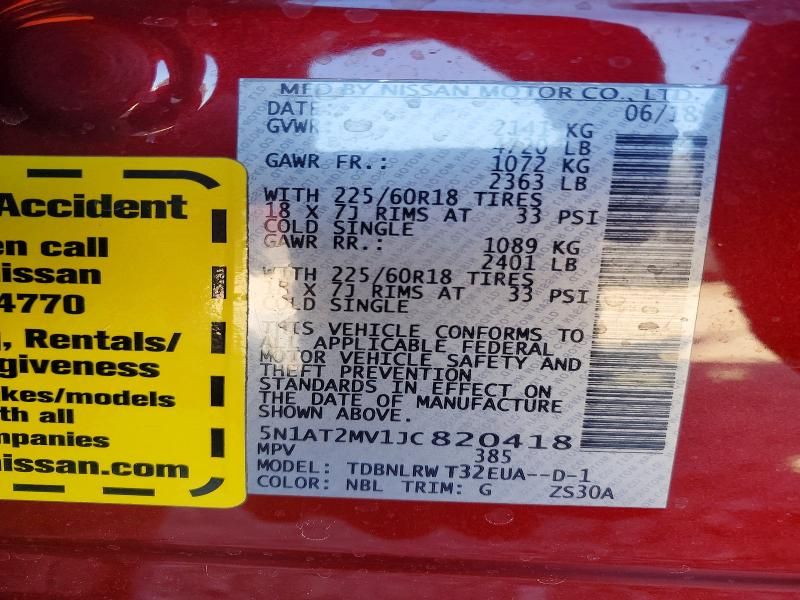 2018 Nissan Rogue sl