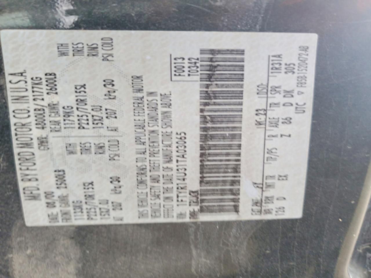 2001 Ford Ranger Super Cab