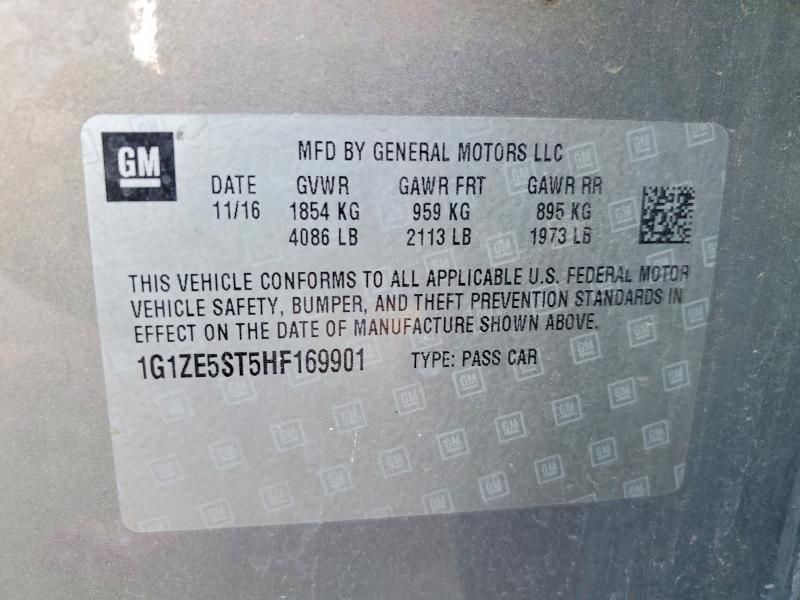 2017 Chevrolet Malibu lt