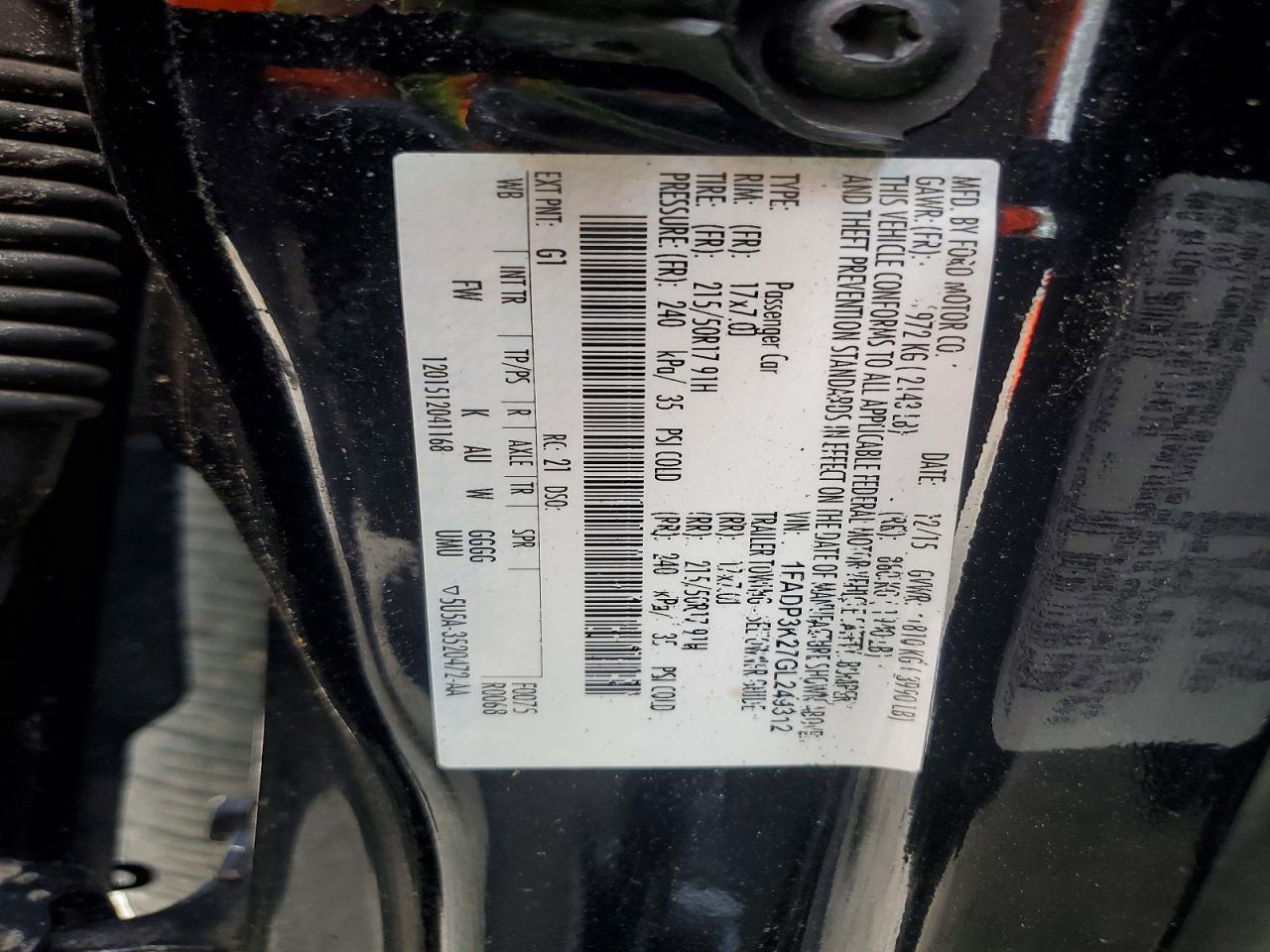 2016 Ford Focus se