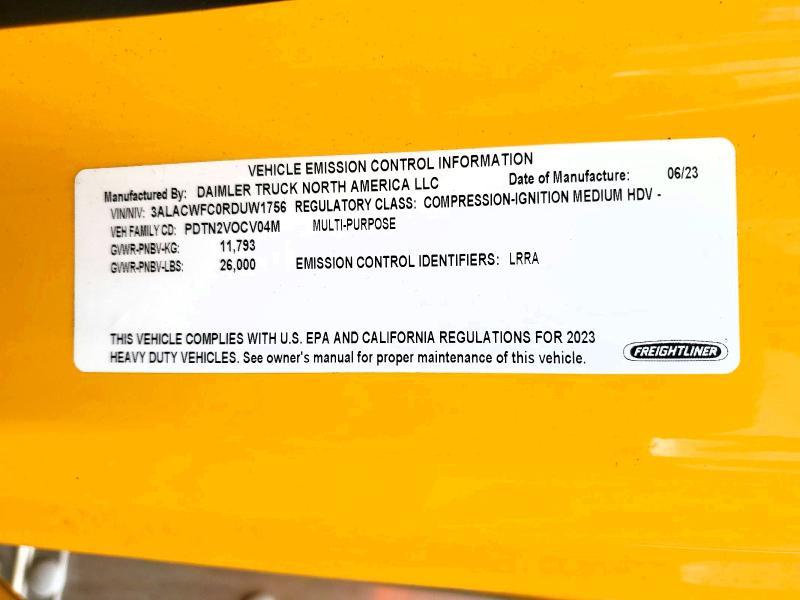 2024 Freigliner 2024 Freightliner Business Class M2 BOX Truck