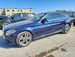 Salvage cars for sale from Copart Wilmer, TX: 2019 Mercedes-Benz C300
