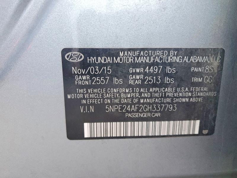 2016 Hyundai Sonata se