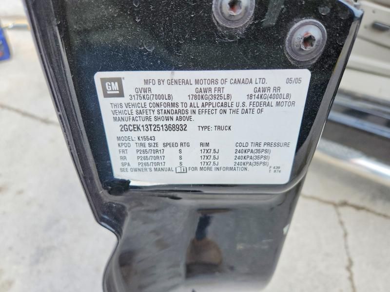 2005 Chevrolet Silverado K1500