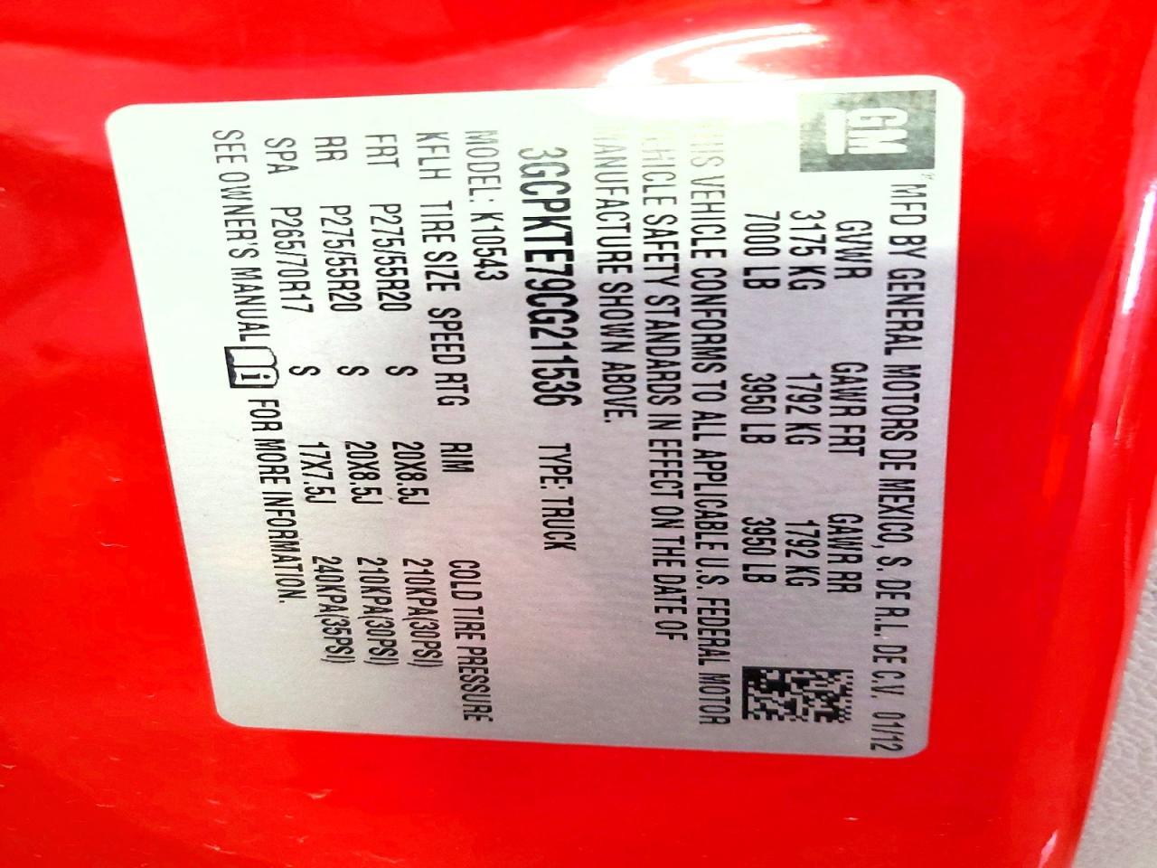 2012 Chevrolet Silverado K1500 LTZ