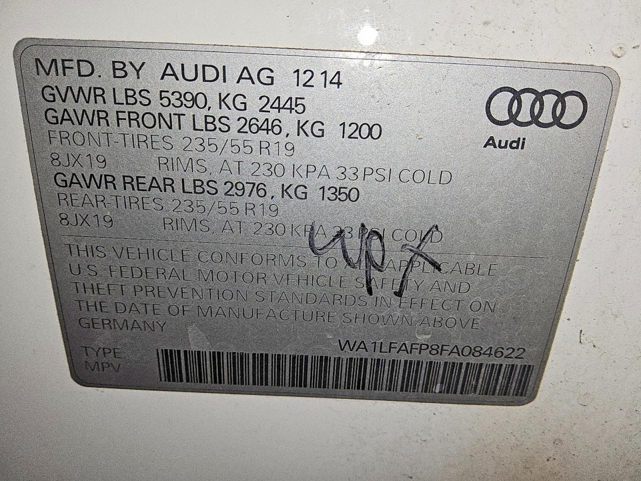2015 Audi Q5 Premium Plus