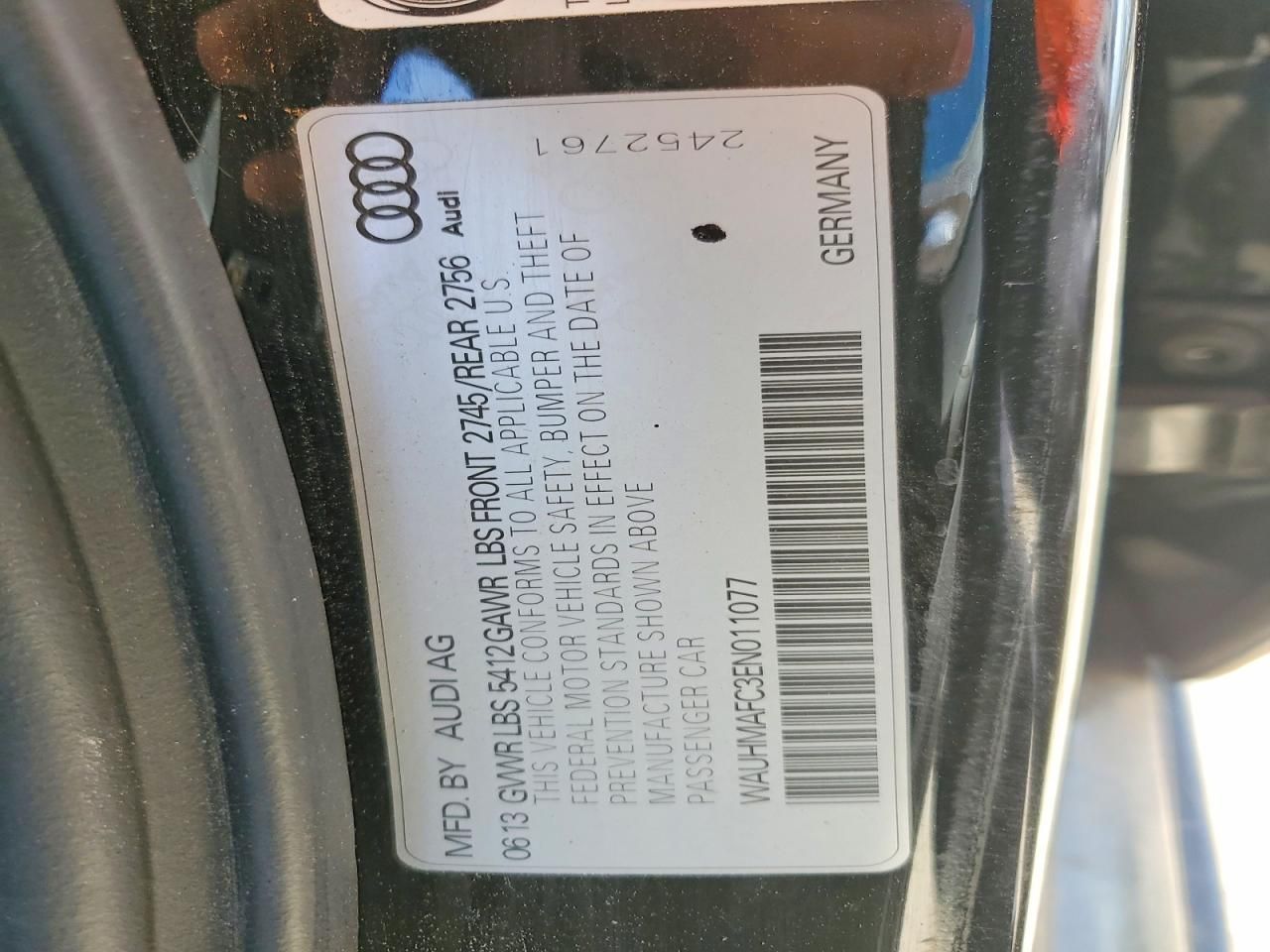 2014 Audi A6 Prestige