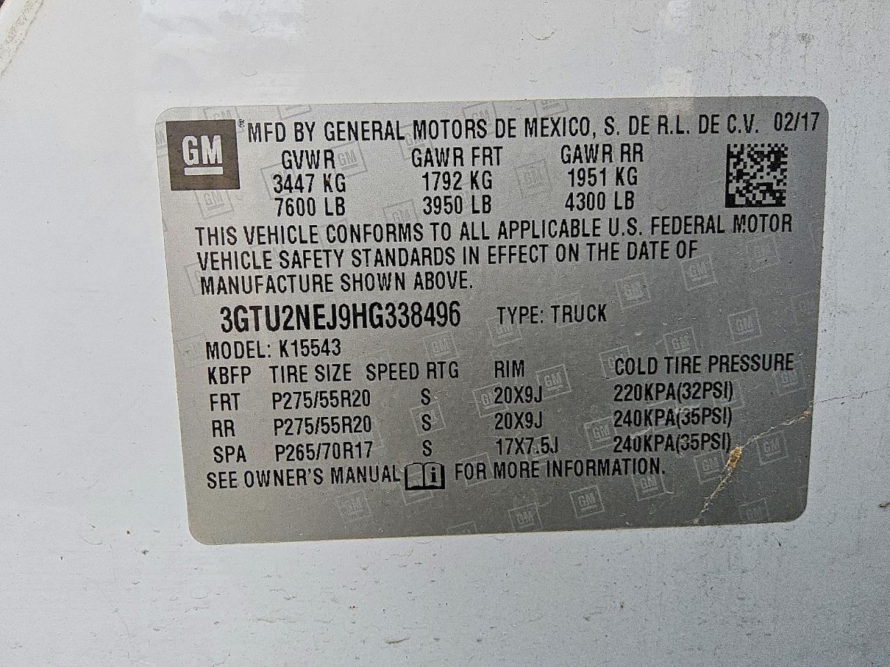 2017 GMC Sierra K1500 SLT
