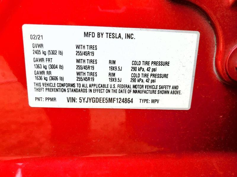 2021 Tesla Model y