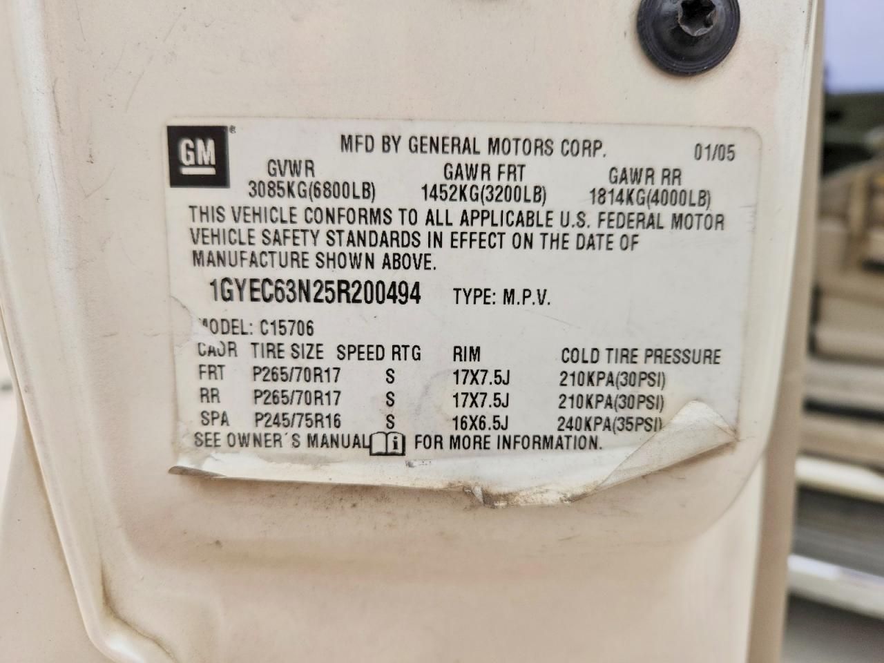 2005 Cadillac Escalade Luxury