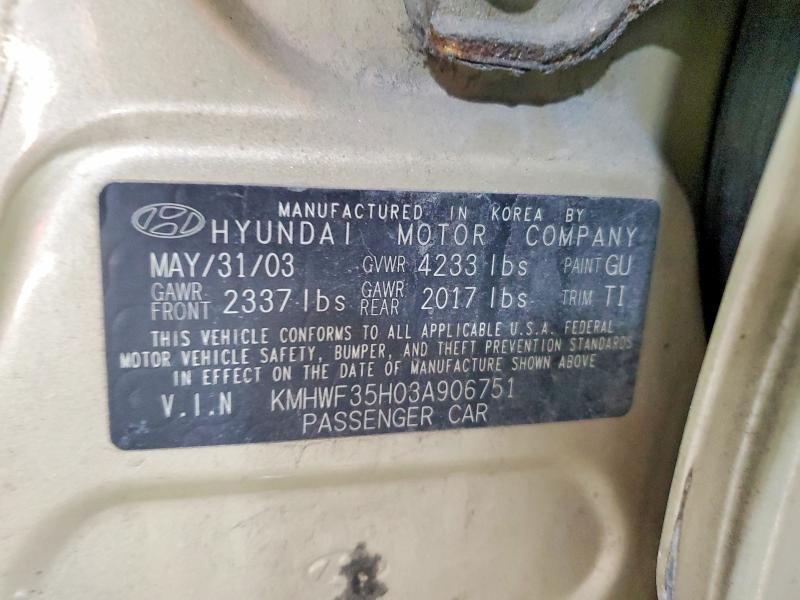 2003 Hyundai Sonata gls