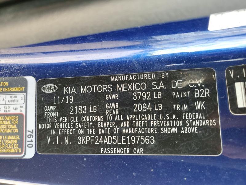 2020 KIA Forte fe