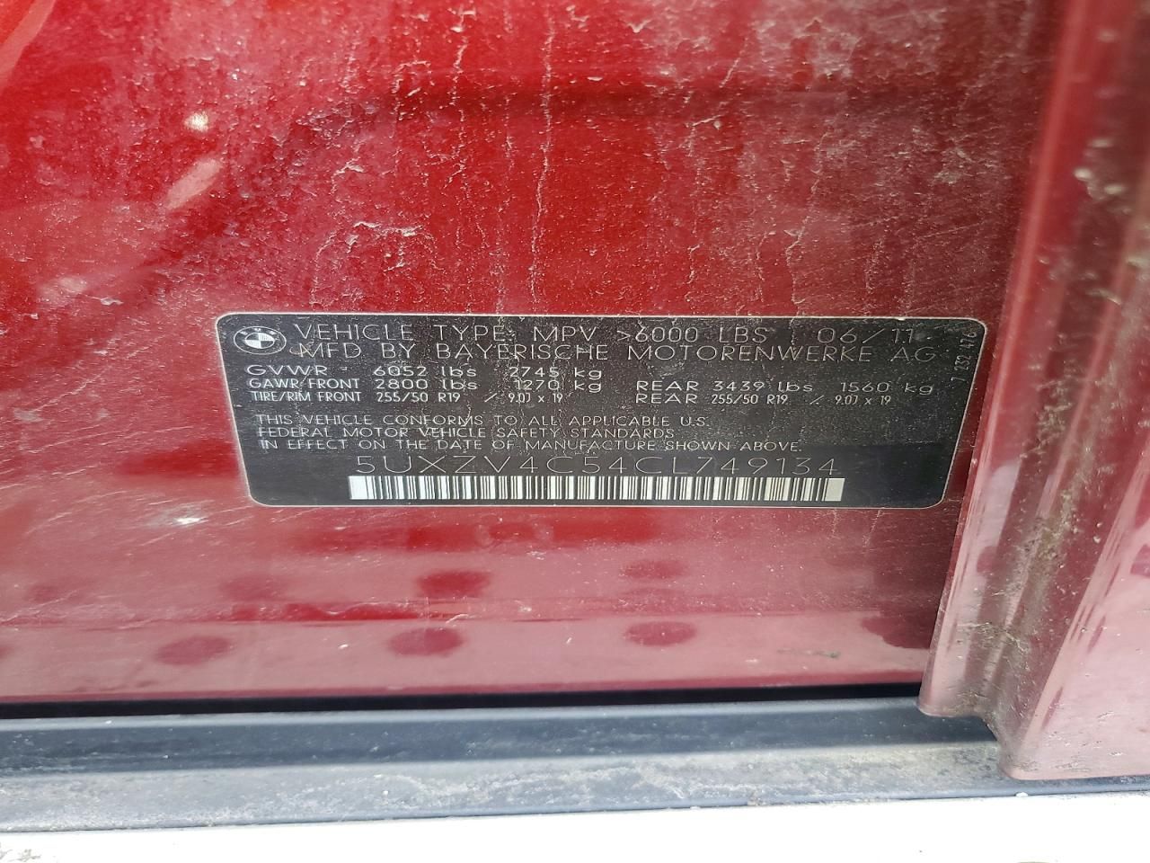 2012 BMW X5 Xdrive35i