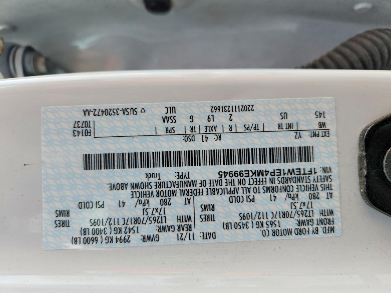 2021 Ford F150 Supercrew