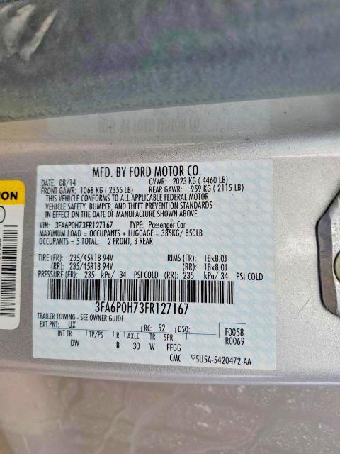 2015 Ford Fusion se
