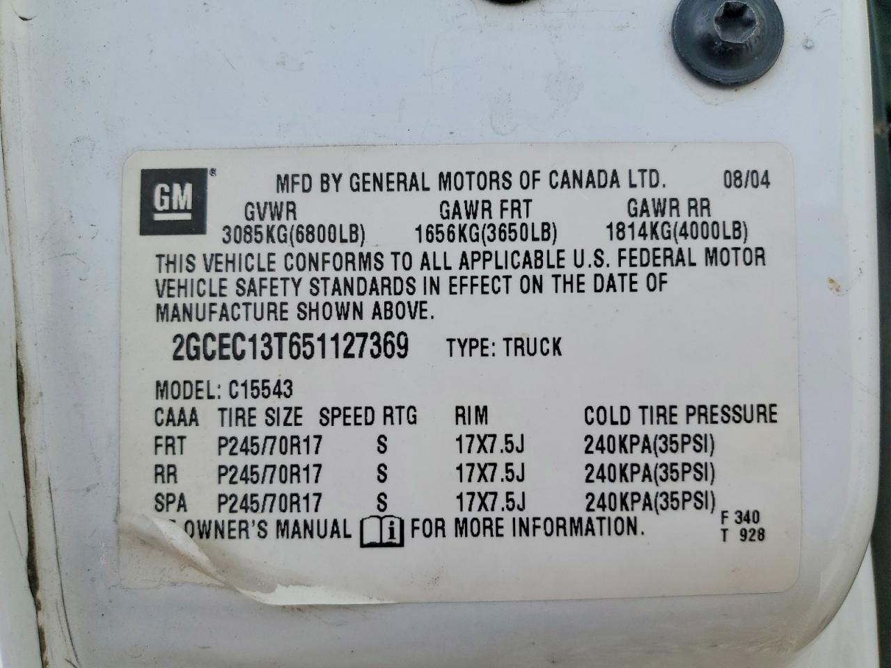 2005 Chevrolet Silverado C1500