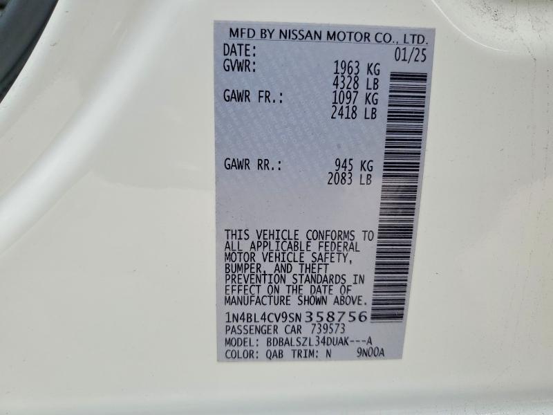 2025 Nissan Altima 2.5 sr