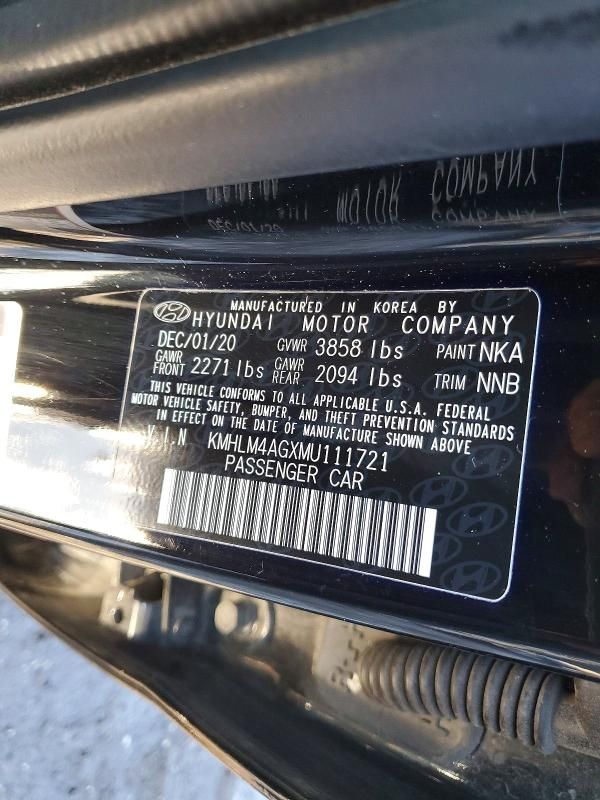 2021 Hyundai Elantra sel