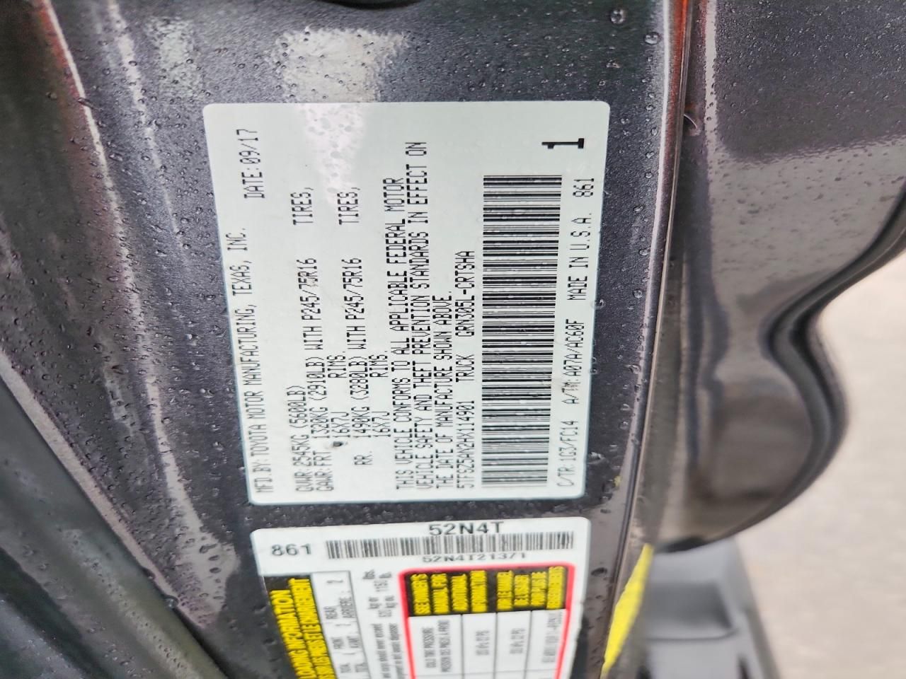 2017 Toyota Tacoma SR5 V6