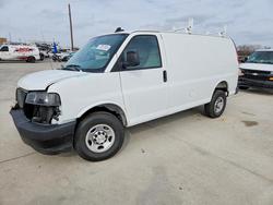Salvage trucks for sale at Grand Prairie, TX auction: 2025 Chevrolet Express 2500 Cargo Utility / Service Van