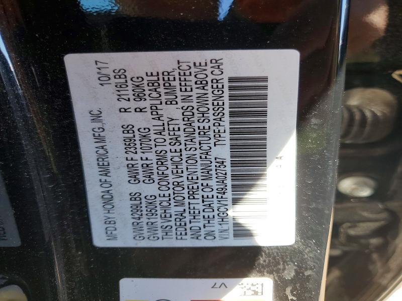 2018 Honda Accord ex