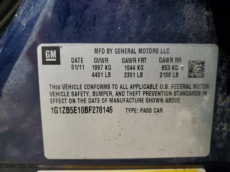 2011 Chevrolet Malibu ls