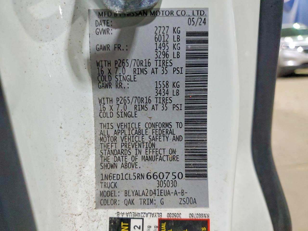 2024 Nissan Frontier S